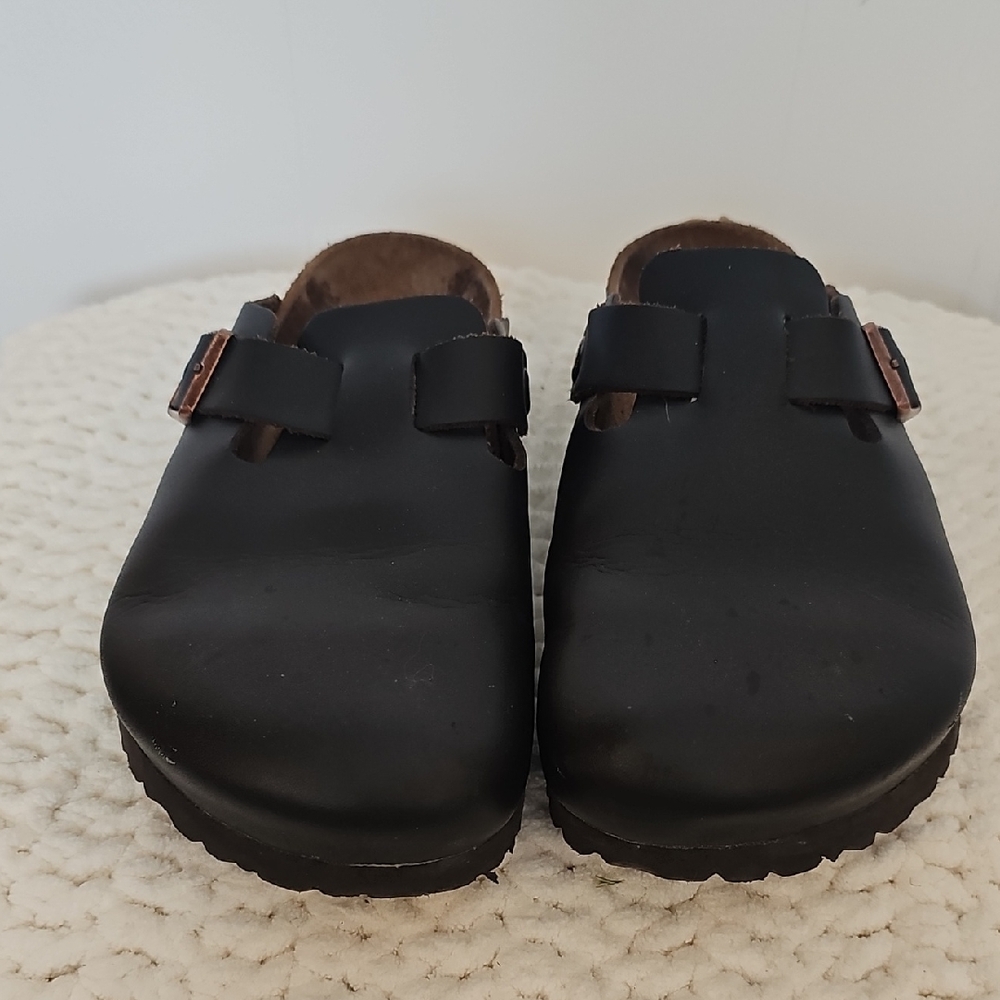 Birkenstock Dark Brown Boston Clogs